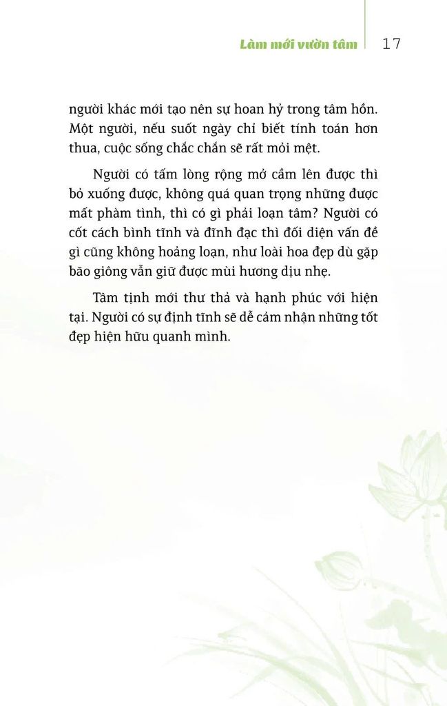 Làm Mới Vườn Tâm