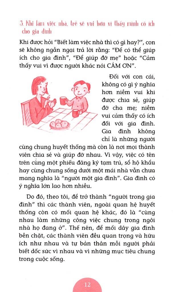 Dạy Con Làm Việc Nhà