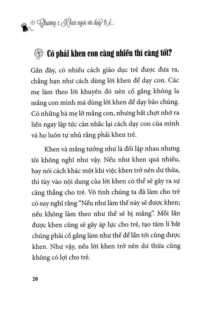 Cách Khen, Cách Mắng, Cách Phạt Con