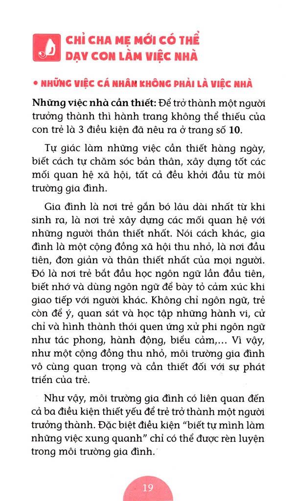 Dạy Con Làm Việc Nhà