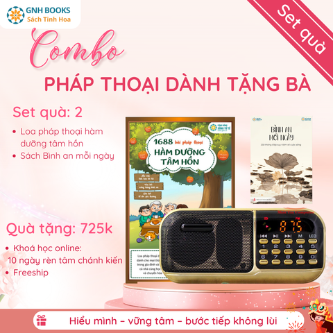Set quà 2: Combo Pháp Thoại Tặng Bà