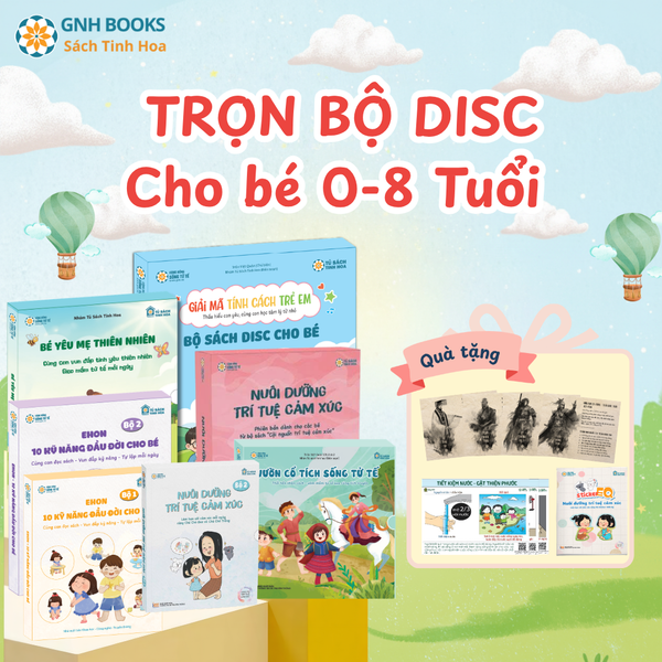 Combo 1: Bộ sách DISC cho trẻ 0-8 tuổi