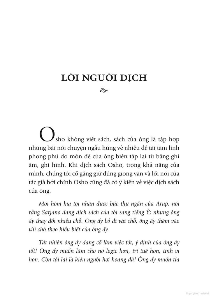 Osho - Đạo Con Đường Không Lối