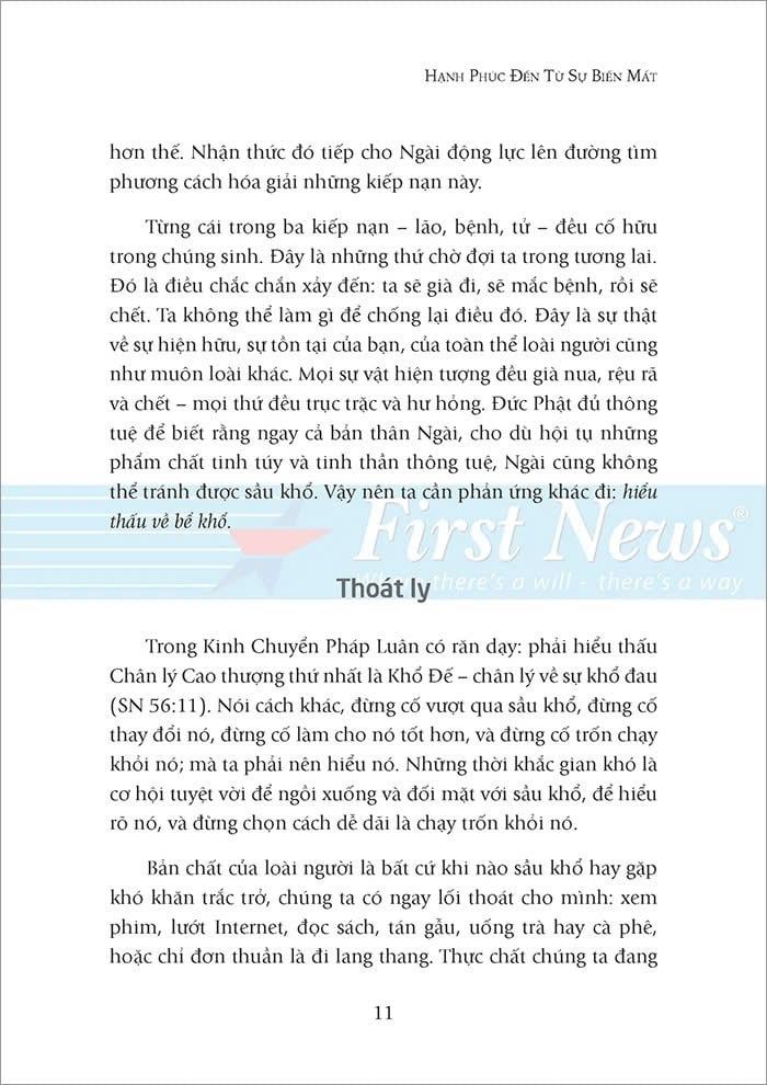 Hạnh Phúc Đến Từ Sự Biến Mất