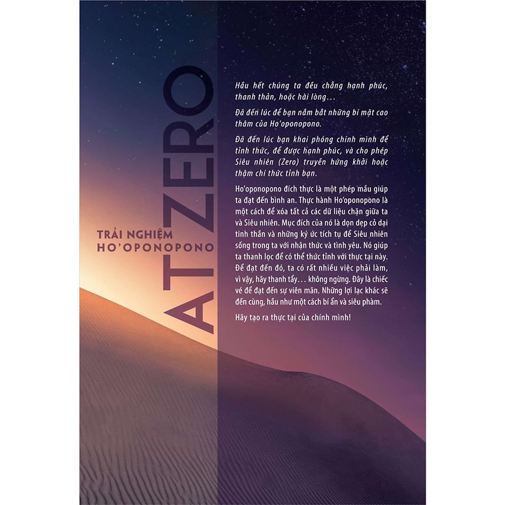 Trở Về Không - Trải Nghiệm Ho'Ponopono