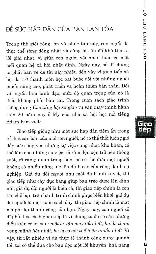 Tứ Thư Lãnh Đạo - Thuật Xử Thế