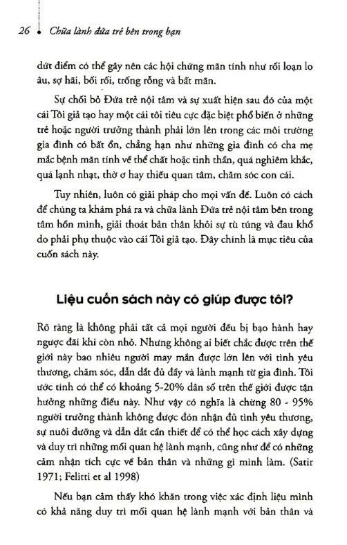 Chữa Lành Đứa Trẻ Bên Trong Bạn