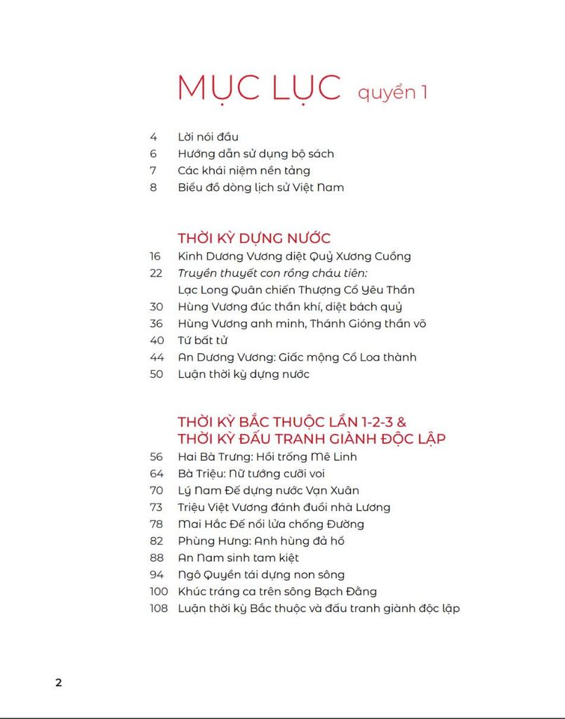 Việt Sử Kiêu Hùng - Quyển 1 (Bìa Cứng)