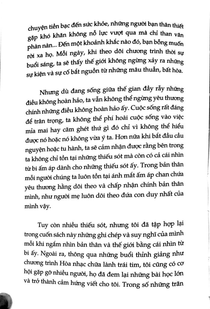 Yêu Những Điều Không Hoàn Hảo