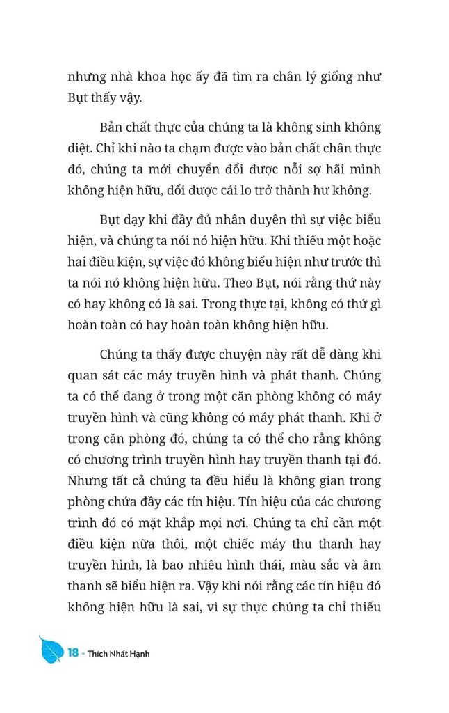 Không Diệt Không Sinh Đừng Sợ Hãi