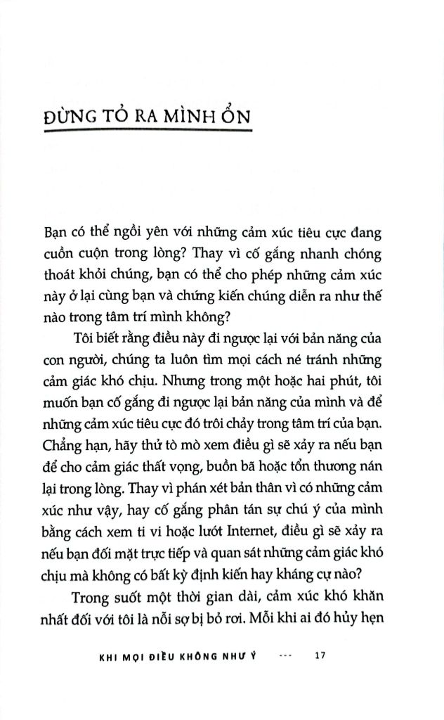 Khi Mọi Điều Không Như Ý