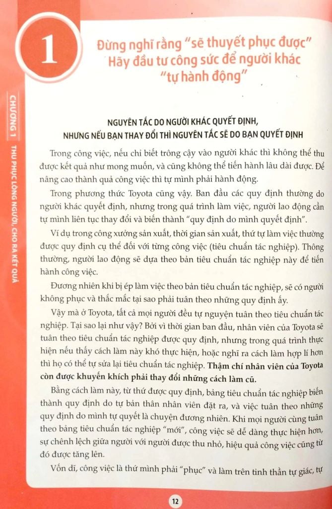Nghệ Thuật Làm Việc Cho Ra Kết Quả Của Toyota