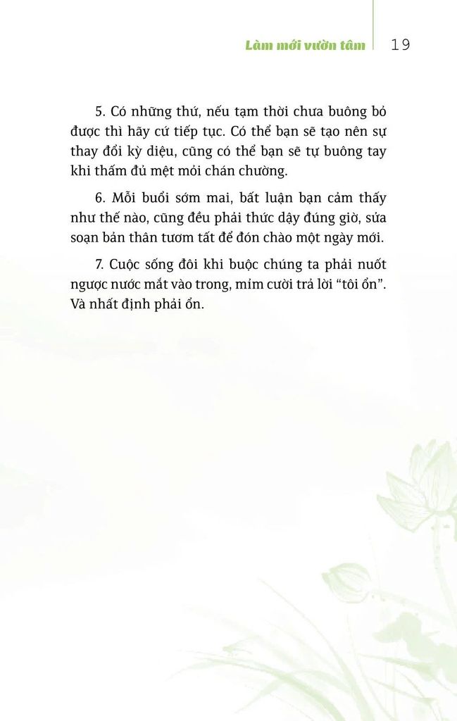 Làm Mới Vườn Tâm