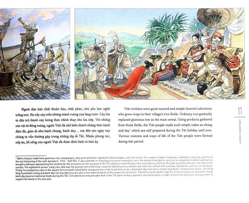 Lược Sử Nước Việt Bằng Tranh - Song Ngữ