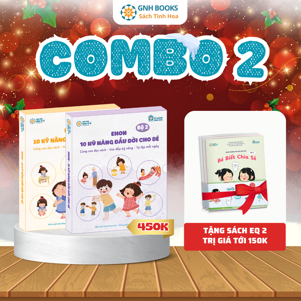 Combo Bộ Ehon 1+2  Tặng EQ 2 (14x17)