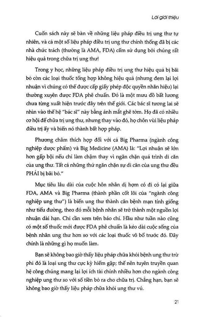 Ung Thư Sự Thật Hư Cấu