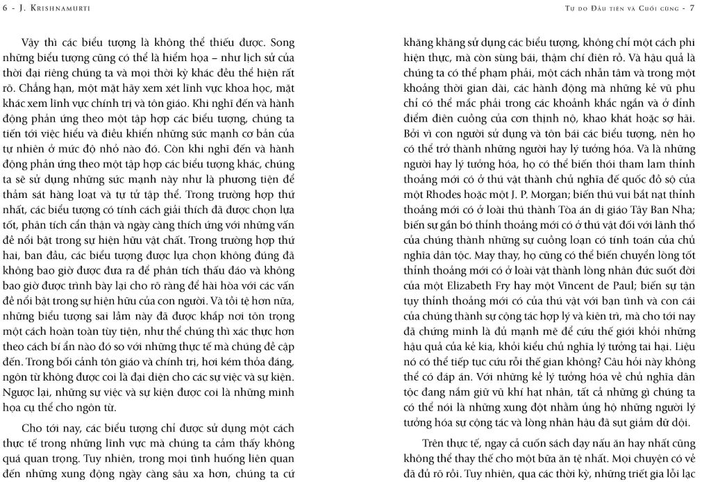 Tự Do Đầu Tiên Và Cuối Cùng