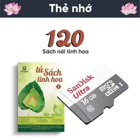 Thẻ Nhớ 120 Cuốn Sách Nói