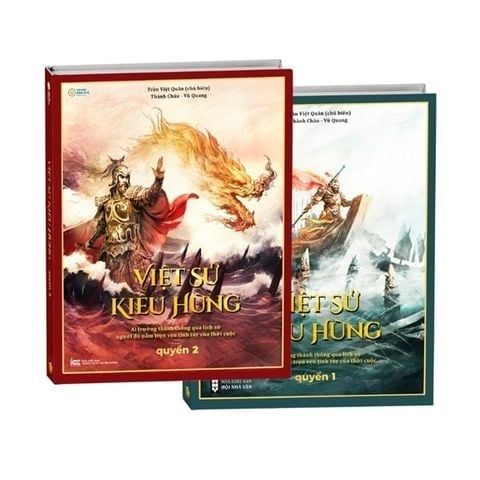Combo Việt sử Kiêu Hùng quyển 1+2 Bản mới nhất
