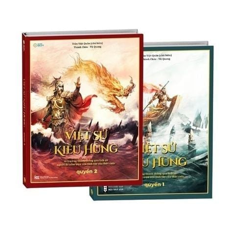 Combo Việt sử Kiêu Hùng quyển 1+2 Bản mới nhất