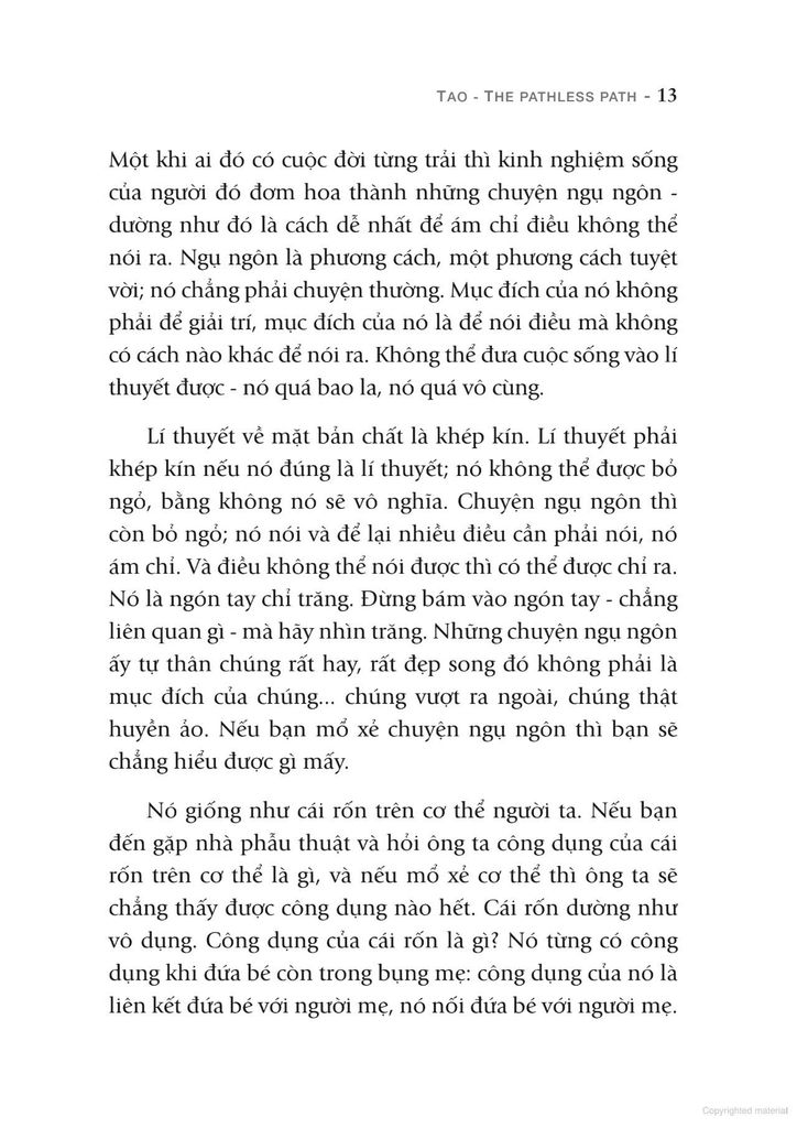 Osho - Đạo Con Đường Không Lối