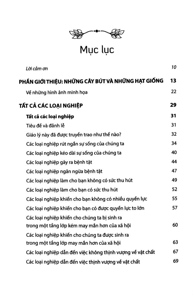 Trí Tuệ Cổ Xưa Tất Cả Các Loại Nghiệp