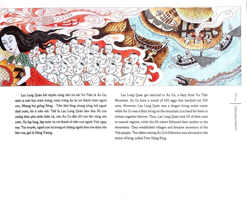 Lược Sử Nước Việt Bằng Tranh - Song Ngữ