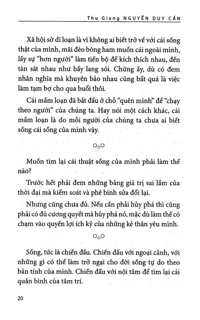Một Nghệ Thuật Sống
