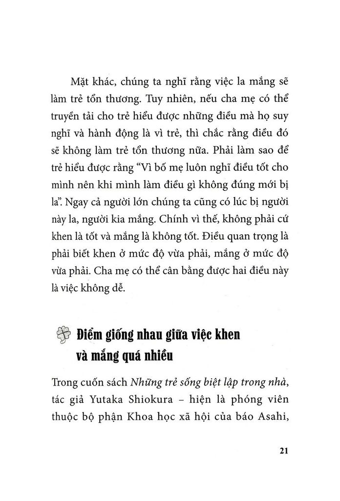 Cách Khen, Cách Mắng, Cách Phạt Con