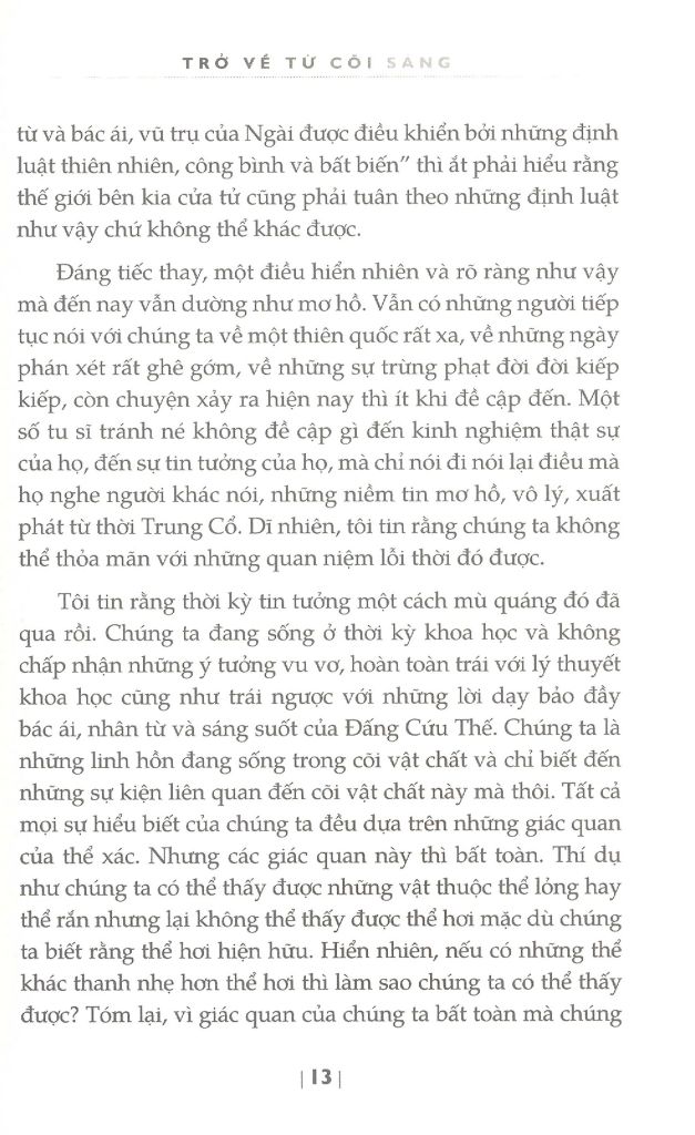 Trở Về Từ Cõi Sáng