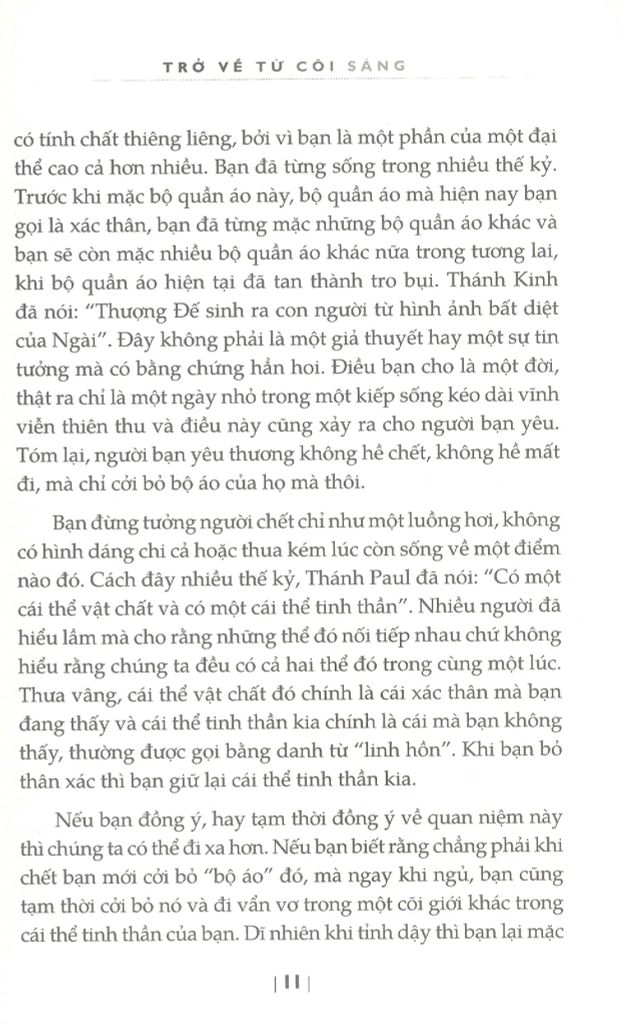 Trở Về Từ Cõi Sáng