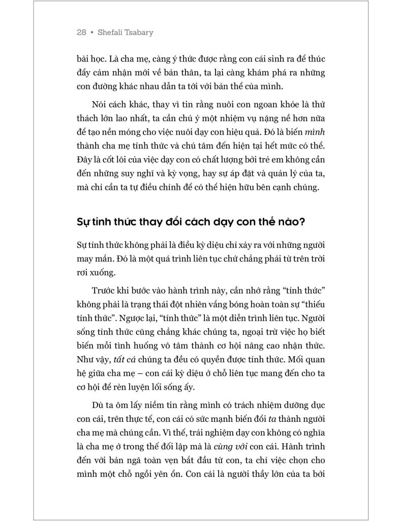 Làm Cha Mẹ Tỉnh Thức