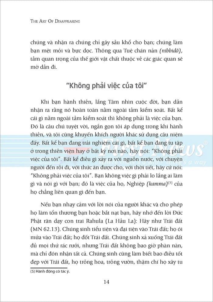 Hạnh Phúc Đến Từ Sự Biến Mất