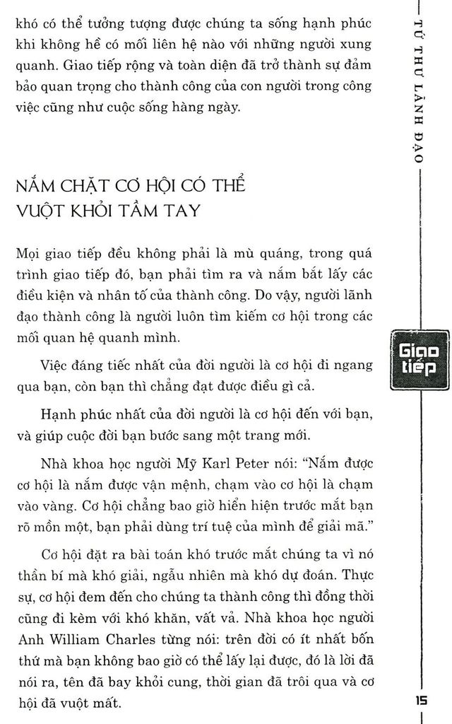 Tứ Thư Lãnh Đạo - Thuật Xử Thế