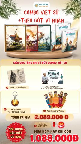Combo Dã sử Việt Sử Kiêu Hùng+Theo gót vĩ nhân