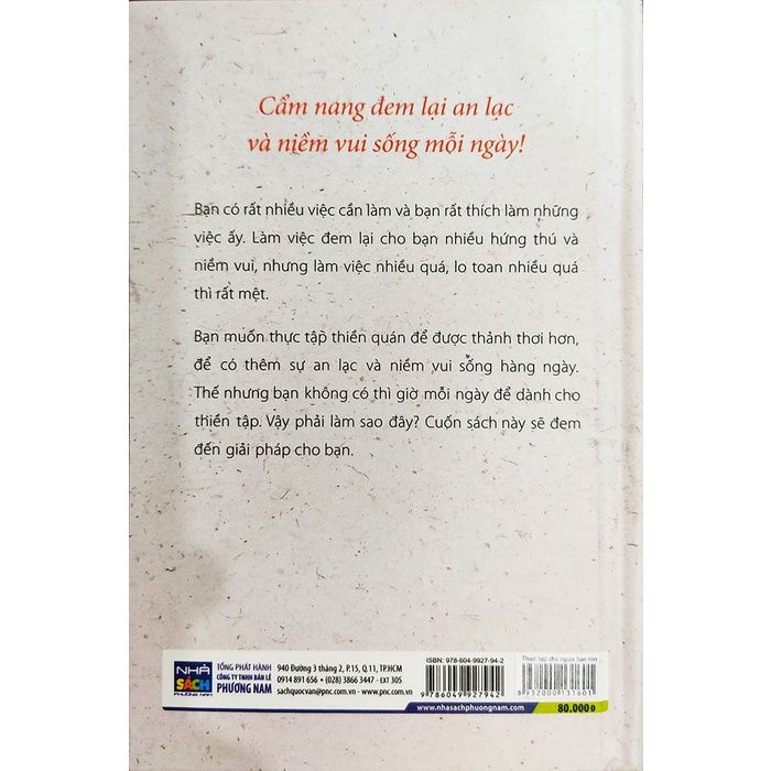 Thiền Tập Cho Người Bận Rộn