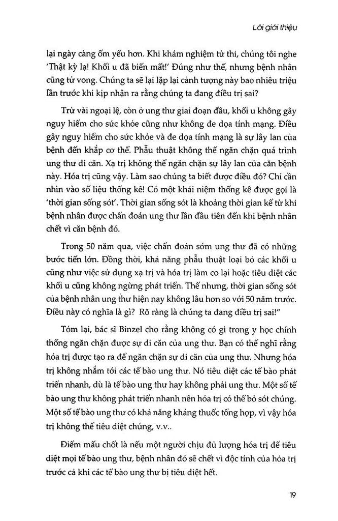 Ung Thư Sự Thật Hư Cấu