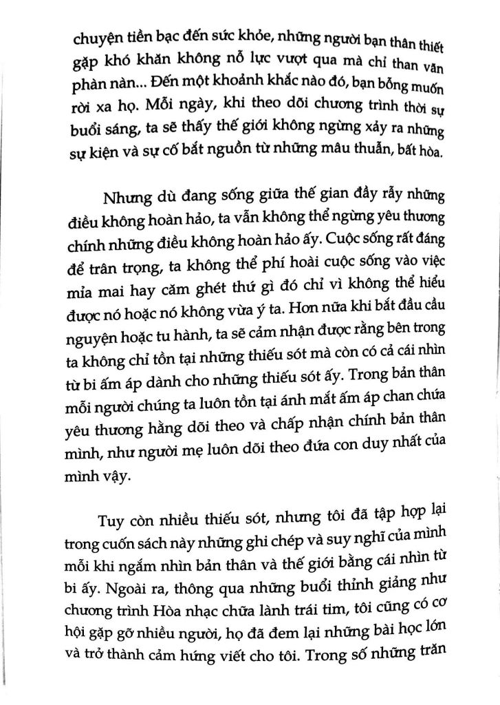 Yêu Những Điều Không Hoàn Hảo