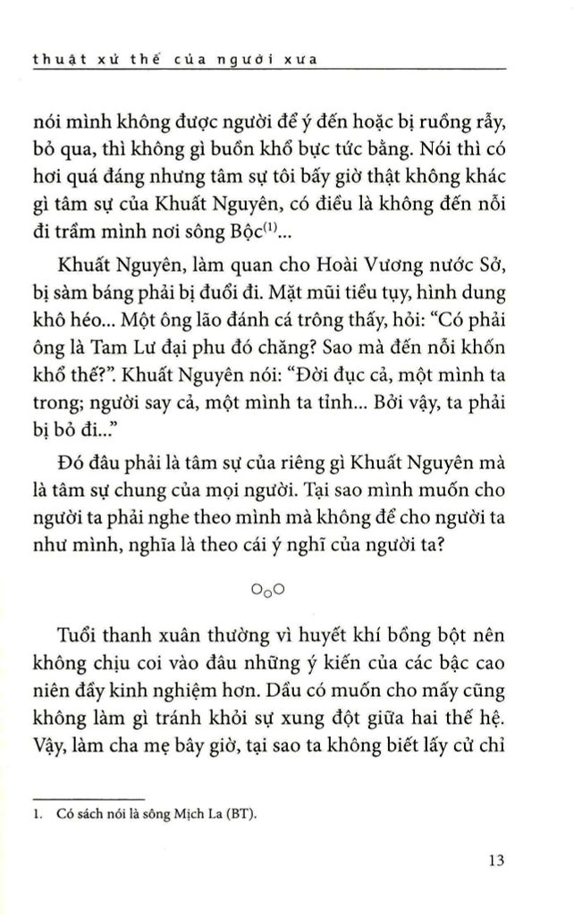 Thuật Xử Thế Của Người Xưa