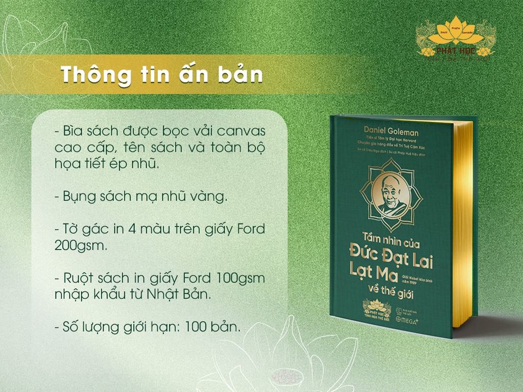 Tầm Nhìn Của Đức Đạt Lai Lạt Ma Về Thế Giới - Bản Đặc Biệt