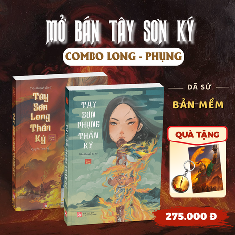 Combo Tây Sơn Long - Phụng thần ký bản mềm tặng Móc khóa + Postcard