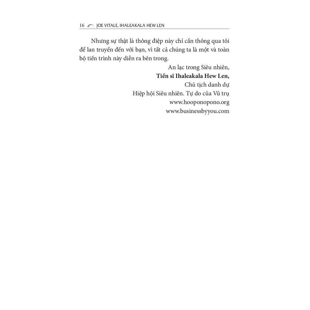 Không Giới Hạn - Khám Phá Ho'Oponopono