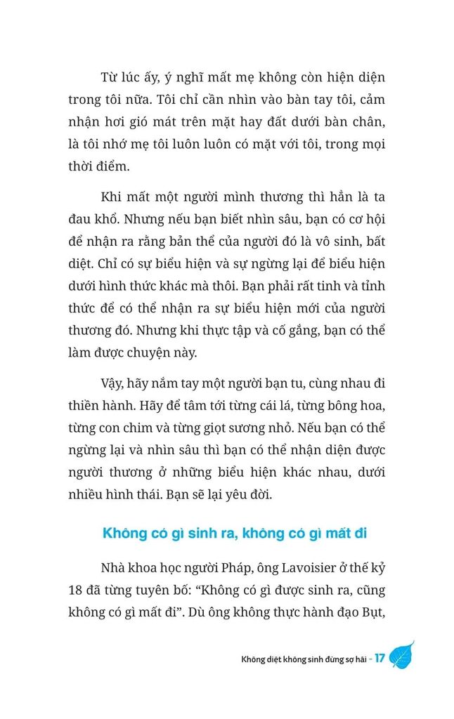 Không Diệt Không Sinh Đừng Sợ Hãi