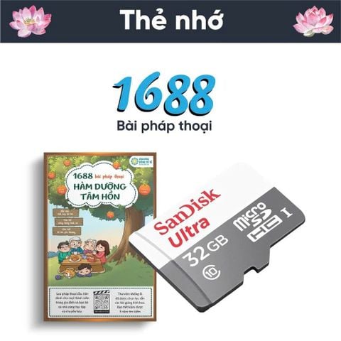 Thẻ Nhớ Pháp Thoại - Thư Viện 1688 Bài Hàm Dưỡng Tâm Hồn (Cái)