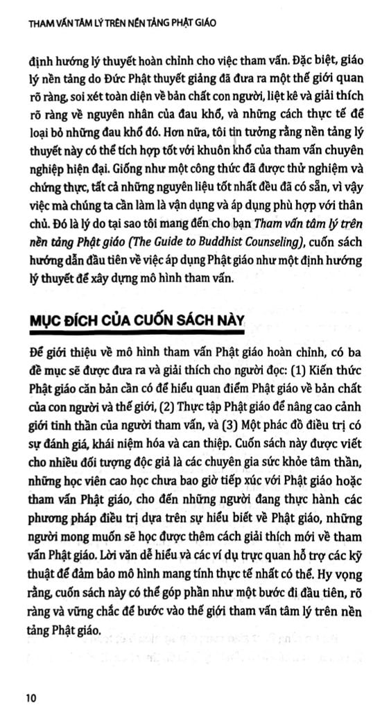 Tham Vấn Tâm Lý Trên Nền Tảng Phật Giáo