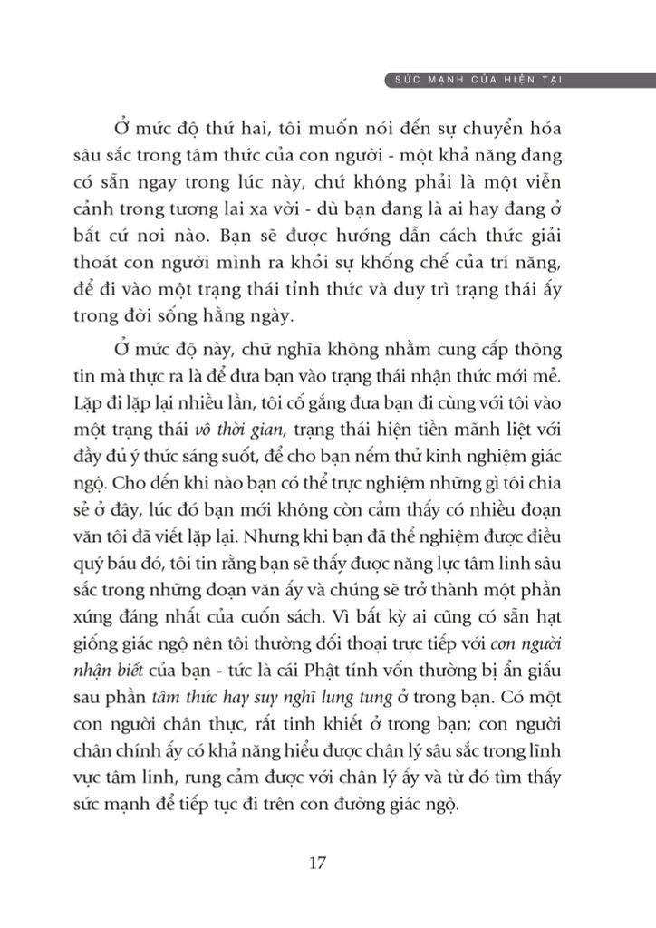 Sức Mạnh Của Hiện Tại