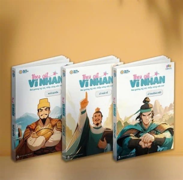  Trọn Bộ Theo Gót Vĩ Nhân 3 cuốn 