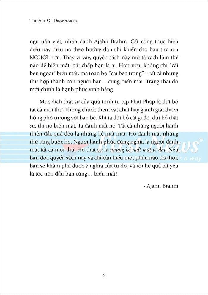 Hạnh Phúc Đến Từ Sự Biến Mất