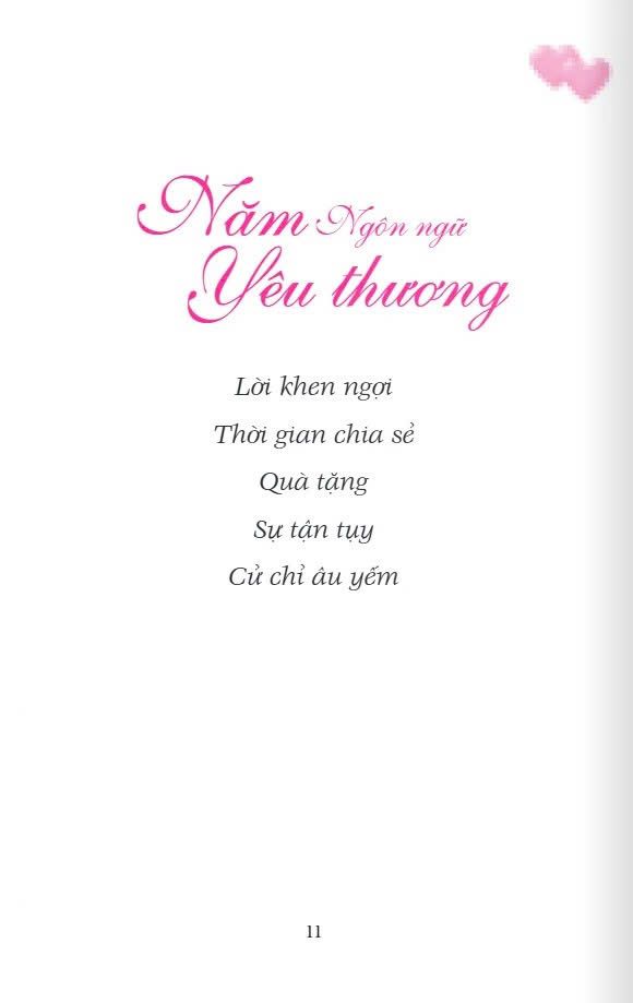 5 Ngôn Ngữ Yêu Thương