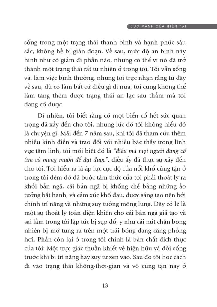 Sức Mạnh Của Hiện Tại